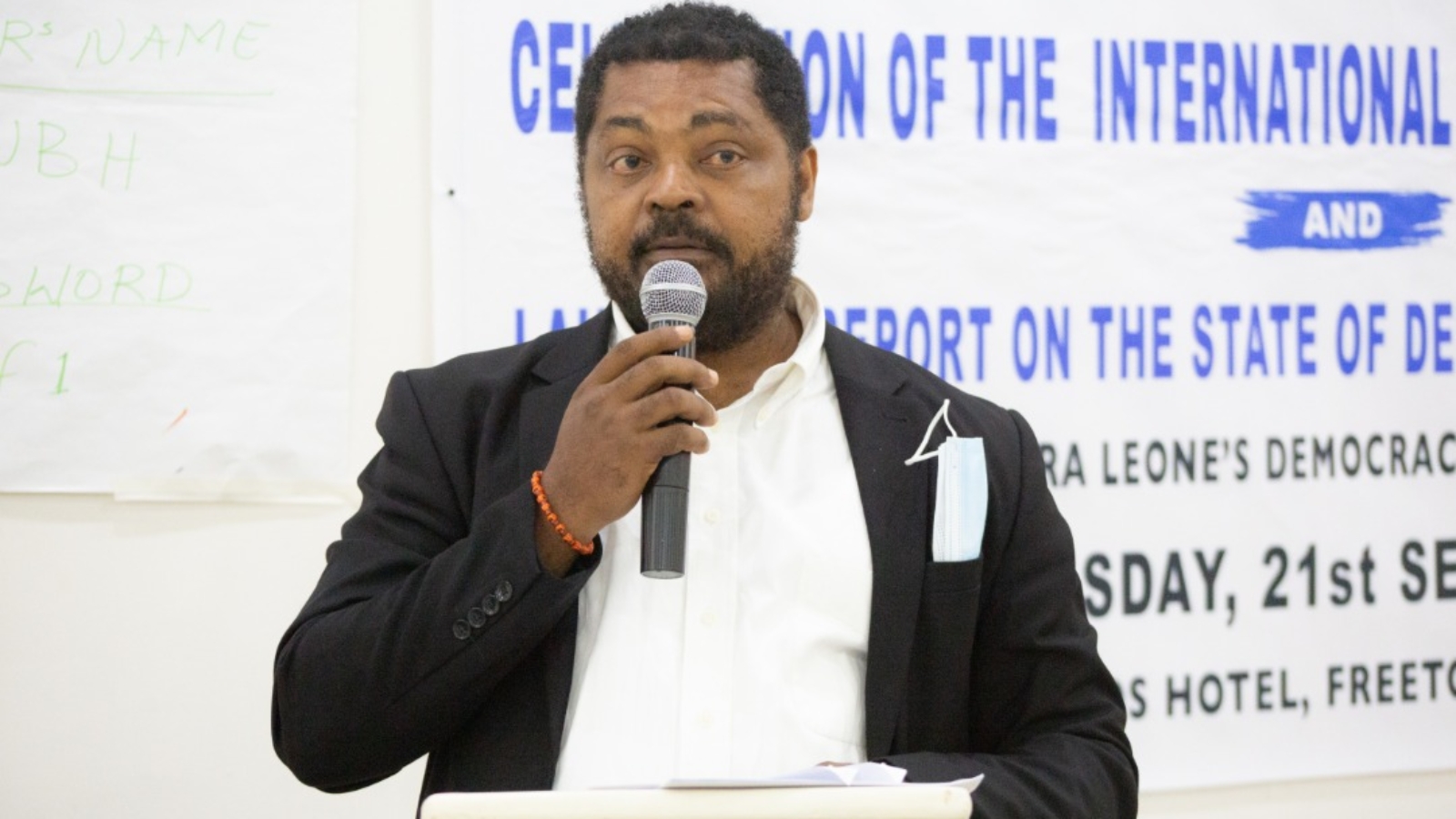 Ahmed Sahid Nasralla - President, Sierra Leone Association of Journalists